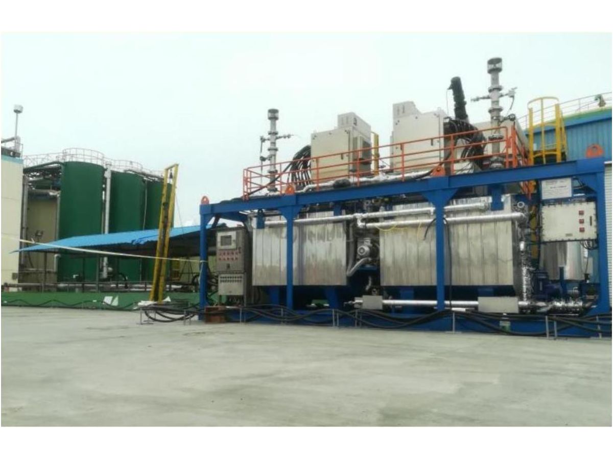 Production of hydropower electrochemical COD degradation technology
