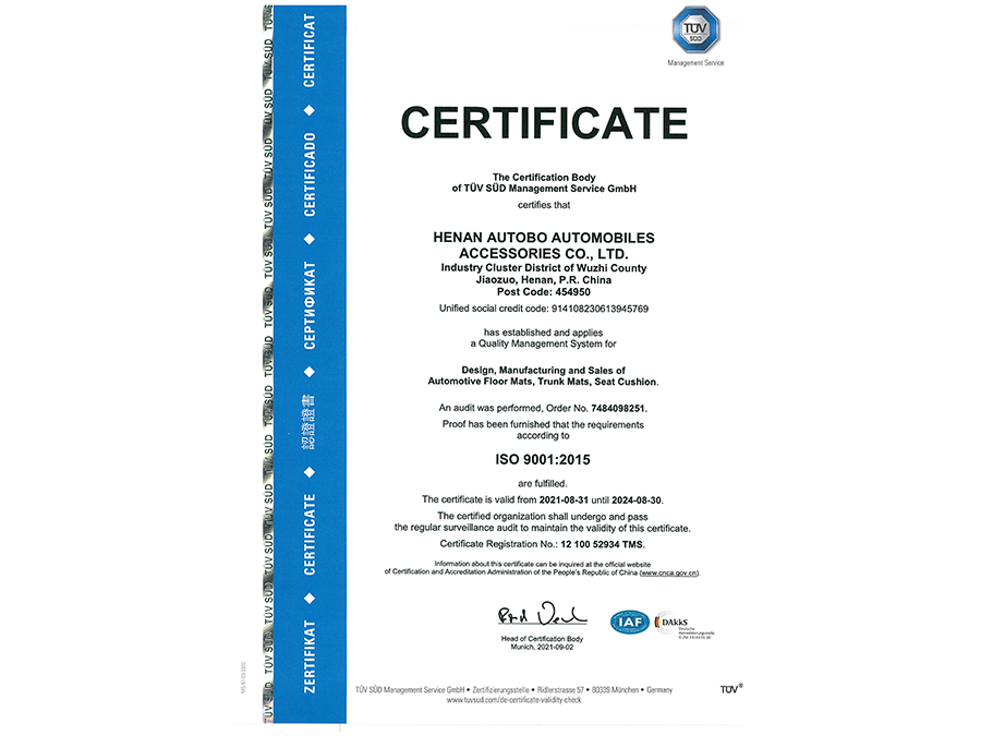 ISO 9001:2015 ISO 9001:2015