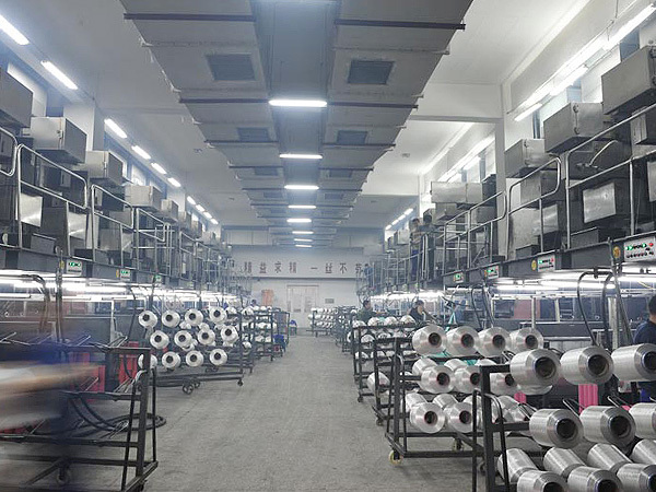 Polyester industrial filament production workshop Polyester industrial filament production workshop