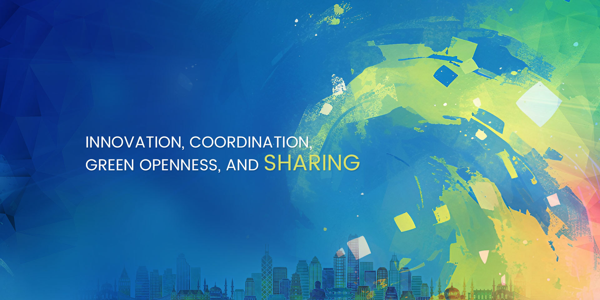 Innovation, coordination, green development, openness, and sharing