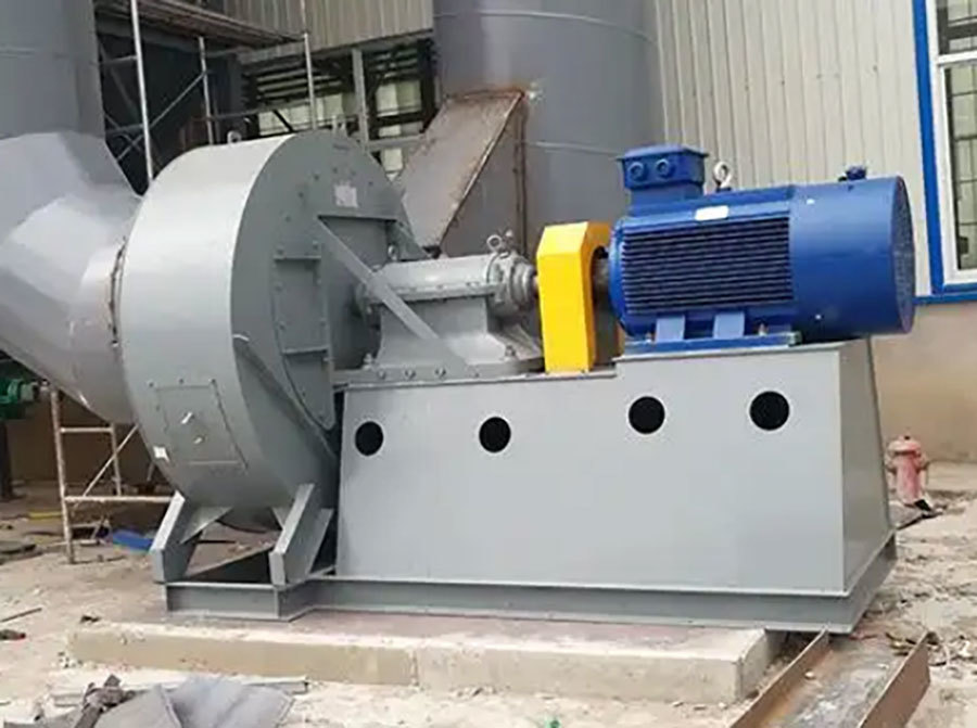 Smelting furnace dust removal fan