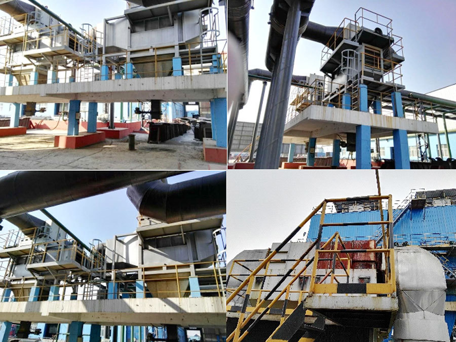 Plate type flue gas cooler