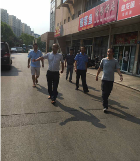 城管局領(lǐng)導(dǎo)視察