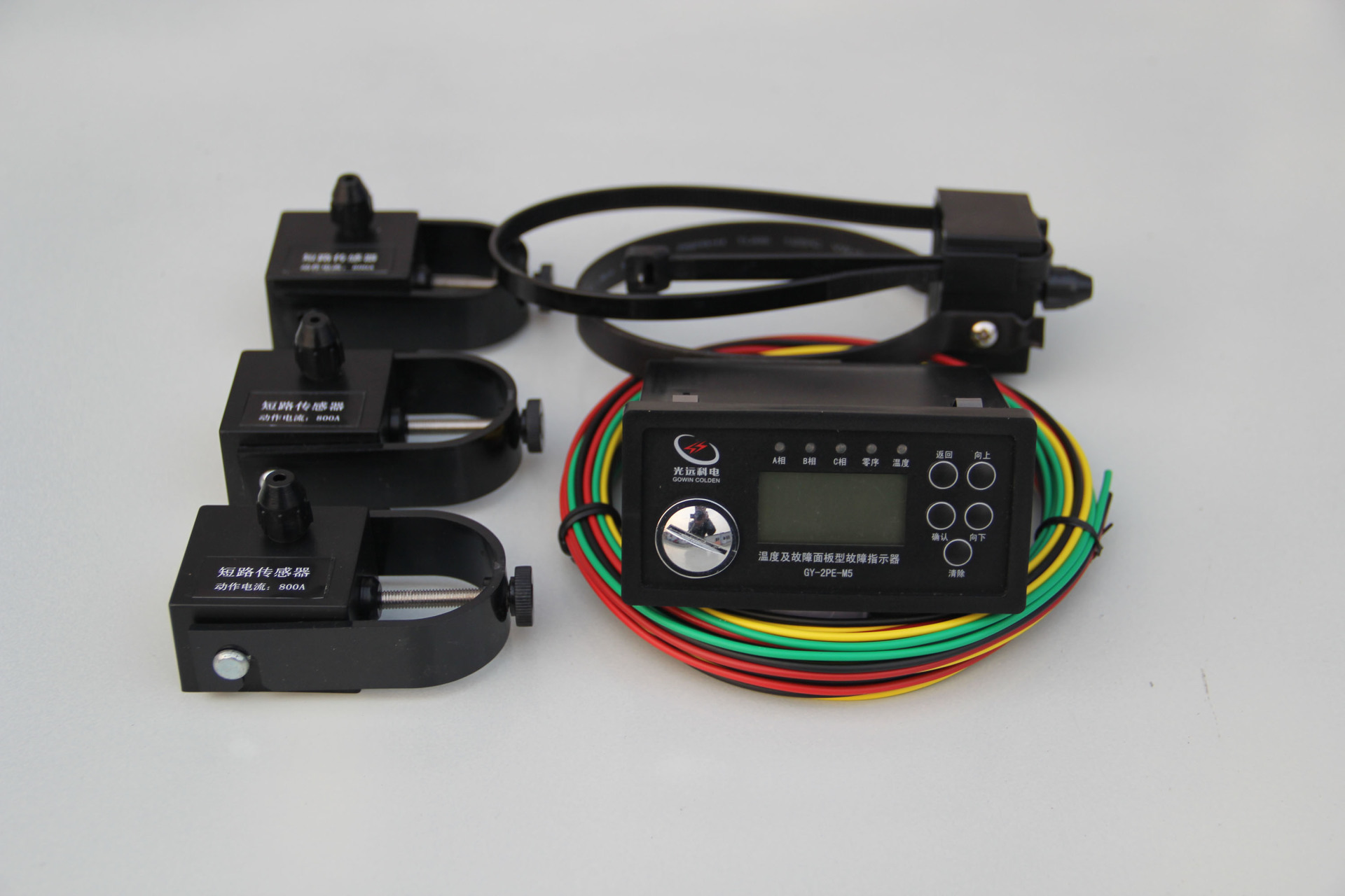 温度及故障面板型故障指示器GY-2PE-M5