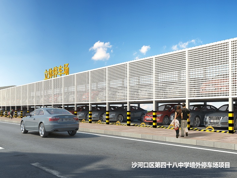大連市第48中學停車場
