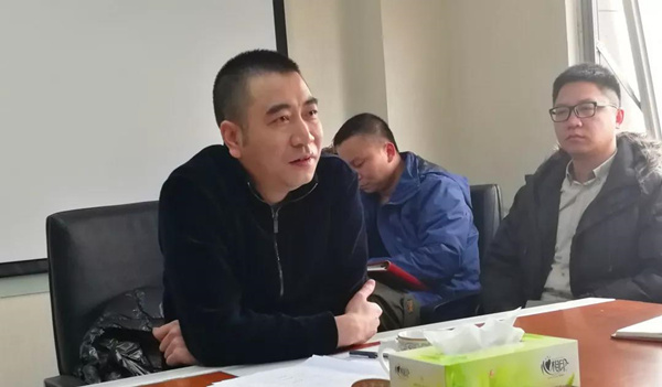 公司党委书记、董事长陈明东赴北方分公司督导党支部组织生活会