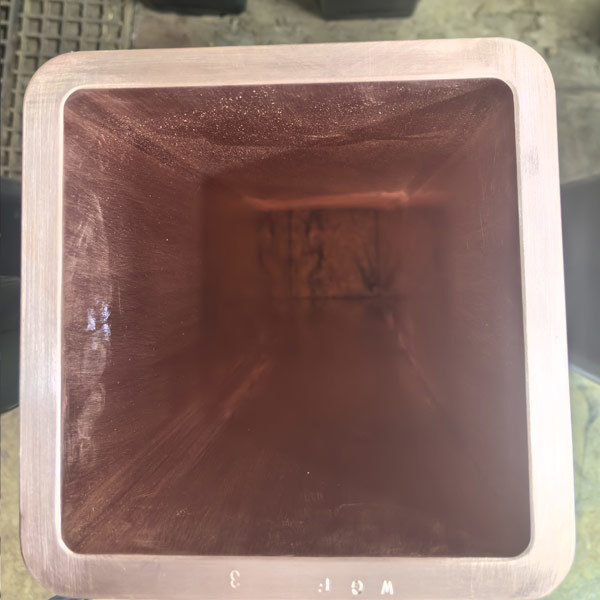 Crystallizer copper tube repair