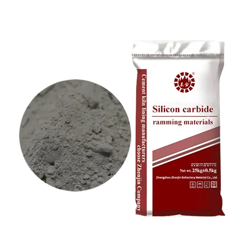 Silicon carbide ramming materials
