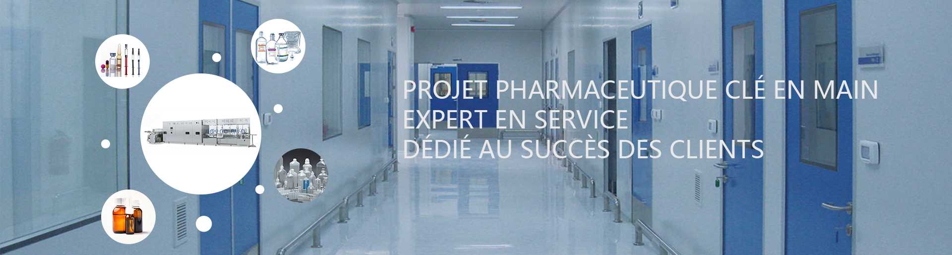 Fournisseur de solutions de machines de remplissage pharmaceutiques - salle blanche pour ligne de remplissage