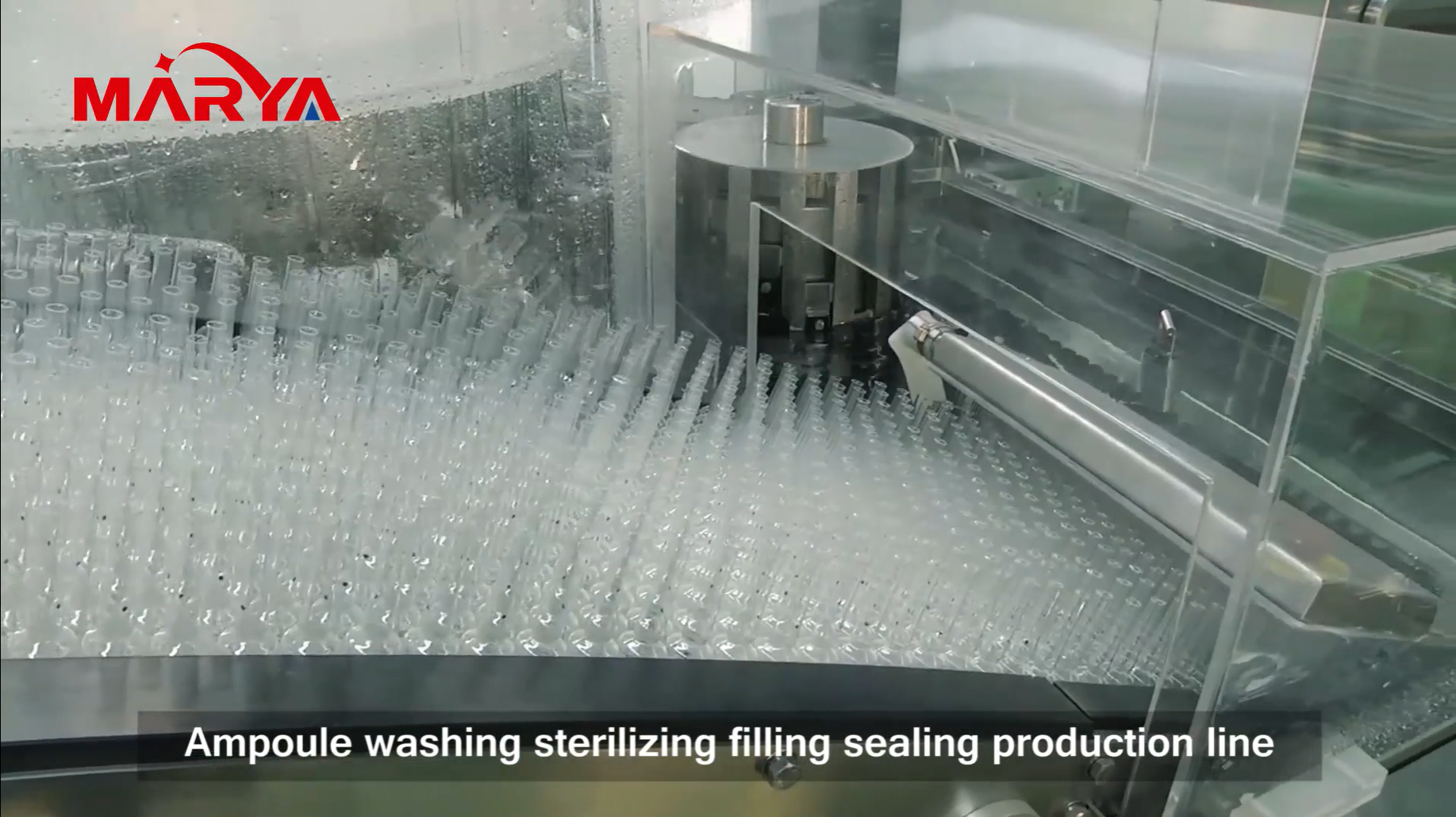 Línea de producción de lavado, esterilización, llenado y sellado de ampollas Línea de producción de lavado, esterilización, llenado y sellado de ampollas