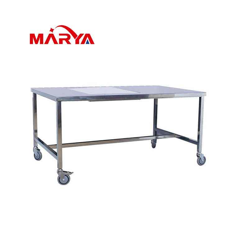 Mesa de trabajo de acero inoxidable Mesa de trabajo de acero inoxidable