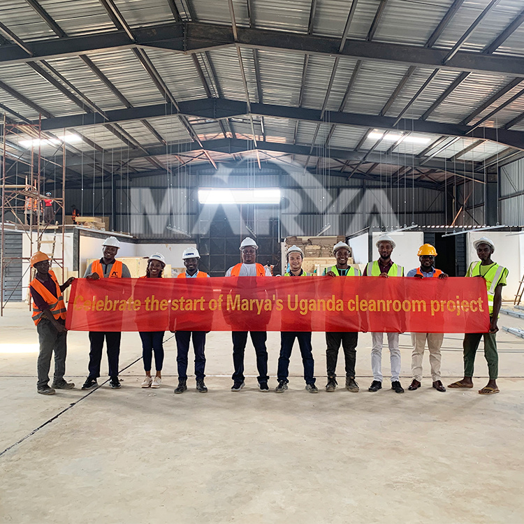Proyecto llave en mano de sala limpia en Uganda