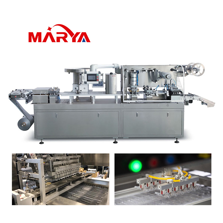 Máquina de envasado en blíster para jeringas
