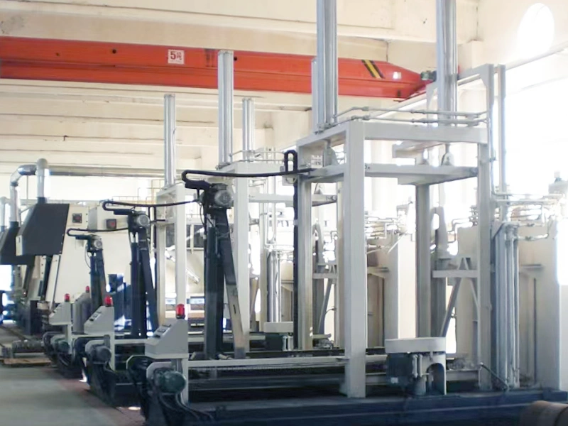 Heat treatment workshop scene