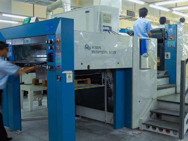 Koenig & Bauer AG 4-colors + Vanish Printer