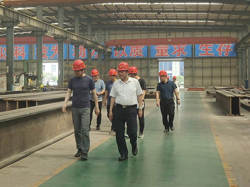 Customer inspection of Baisheng Machinery Customer inspection of Baisheng Machinery