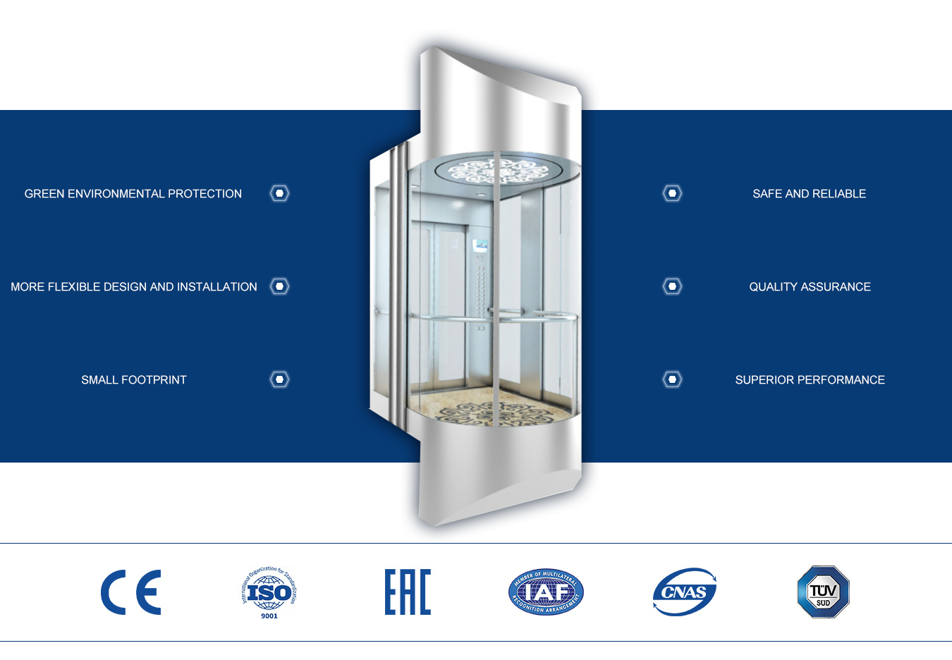 Safe Panoramic Elevator