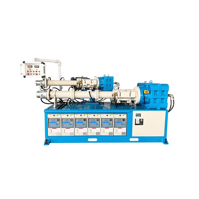 90+75 Exhaust Type Cold Feed Rubber Two Composite Extruder