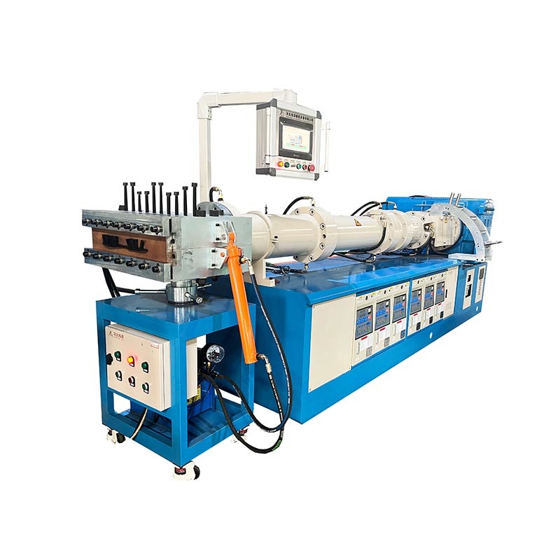 Exhaust type 150 rubber extruder with oil pump