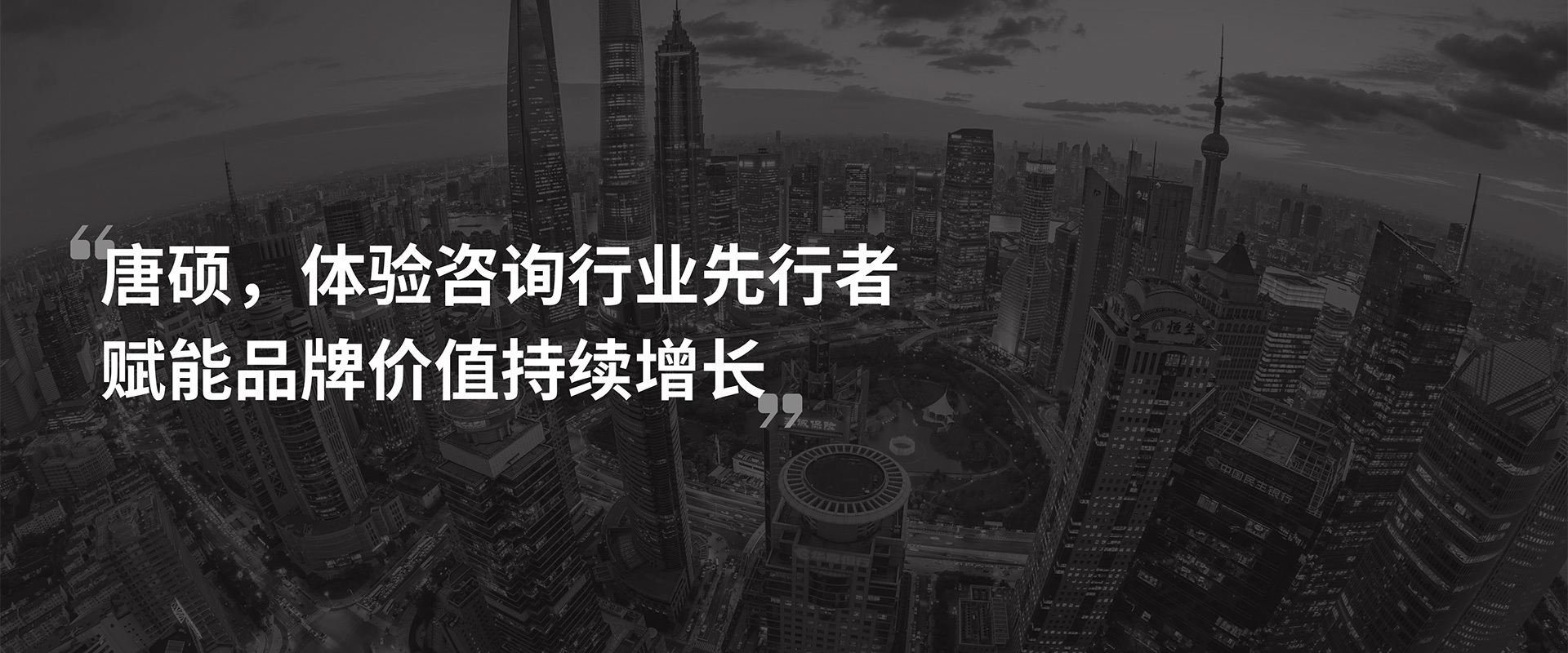 唐硕，体验咨询行业先行者