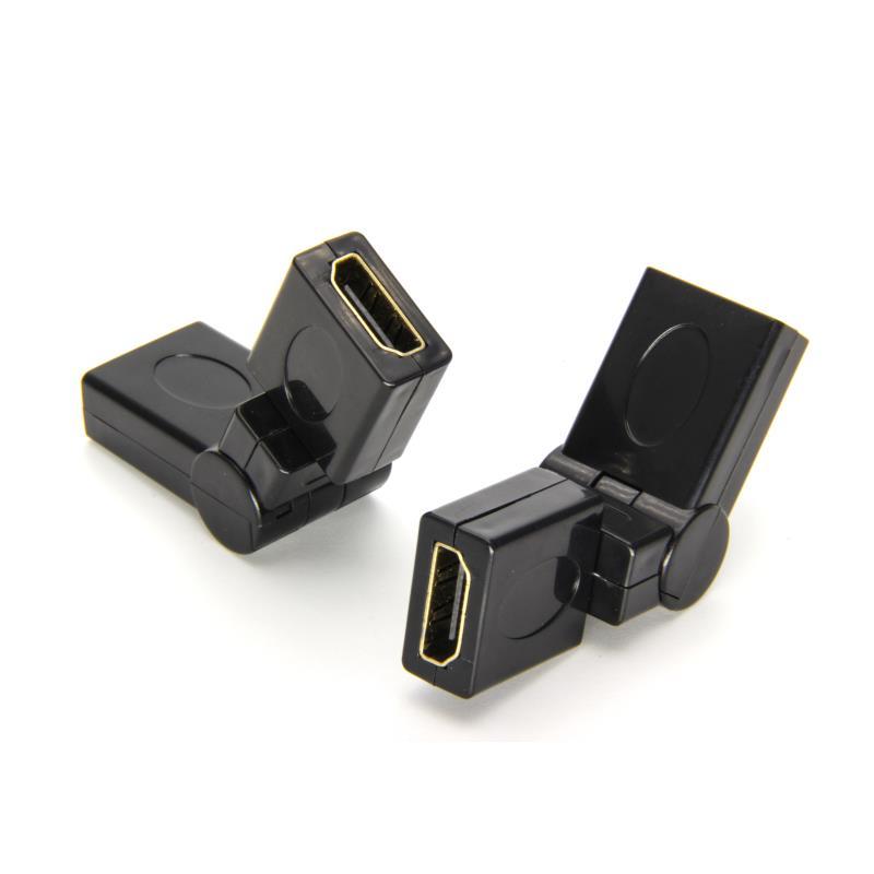 360°HDMI female to female rotate