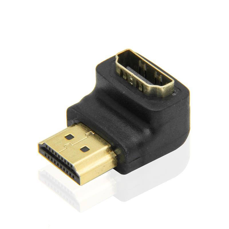 90°HDMI A male to A female , gold
