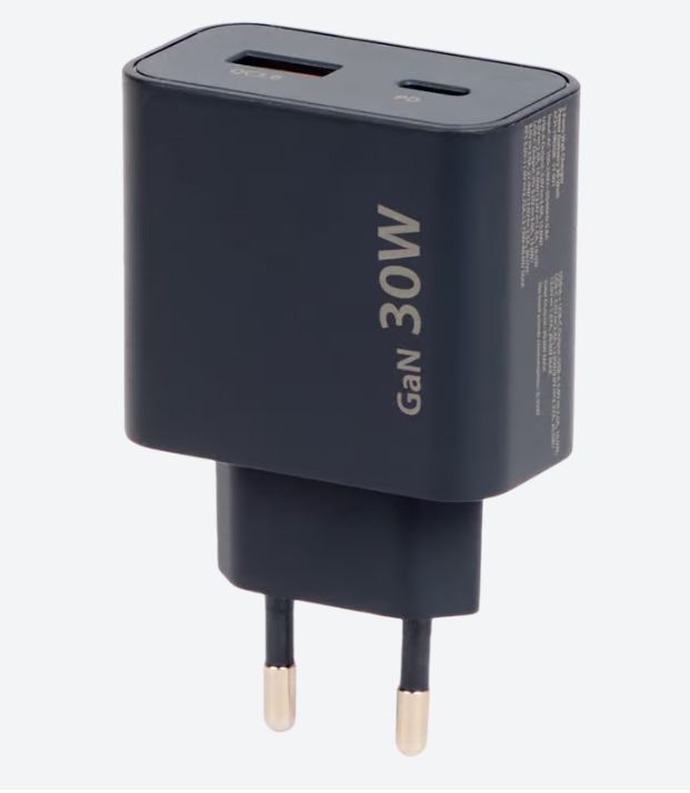 Ultra-fast charging 1x USB-C and 1x USB-A Power delivery 30 watts