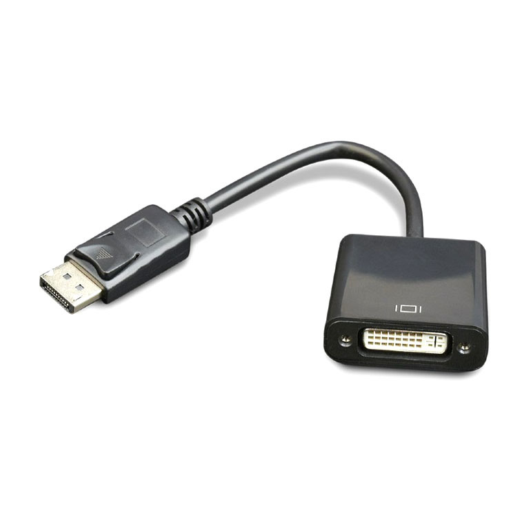 DisplayPort to DVI adapter cable, black