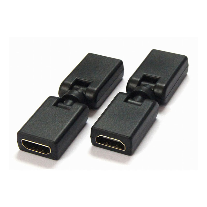 360°HDMI female to female  ABS plug