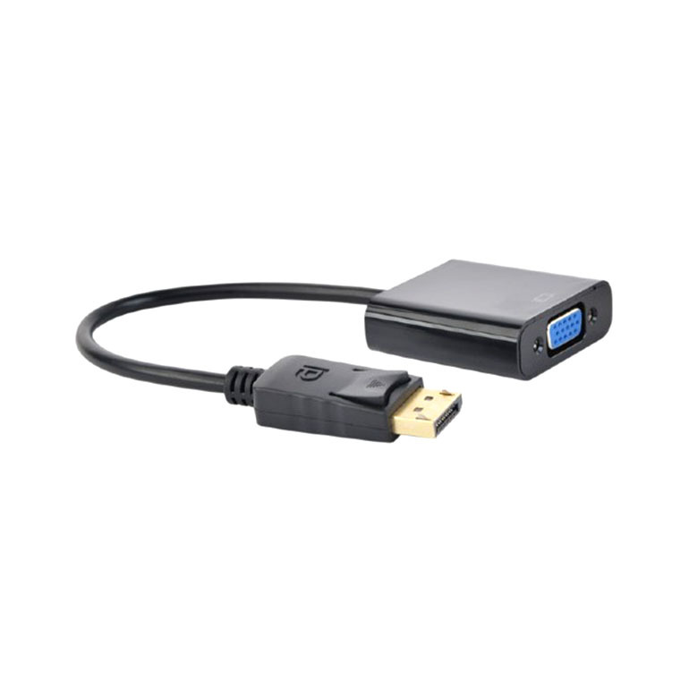 DisplayPort to VGA adapter cable, black