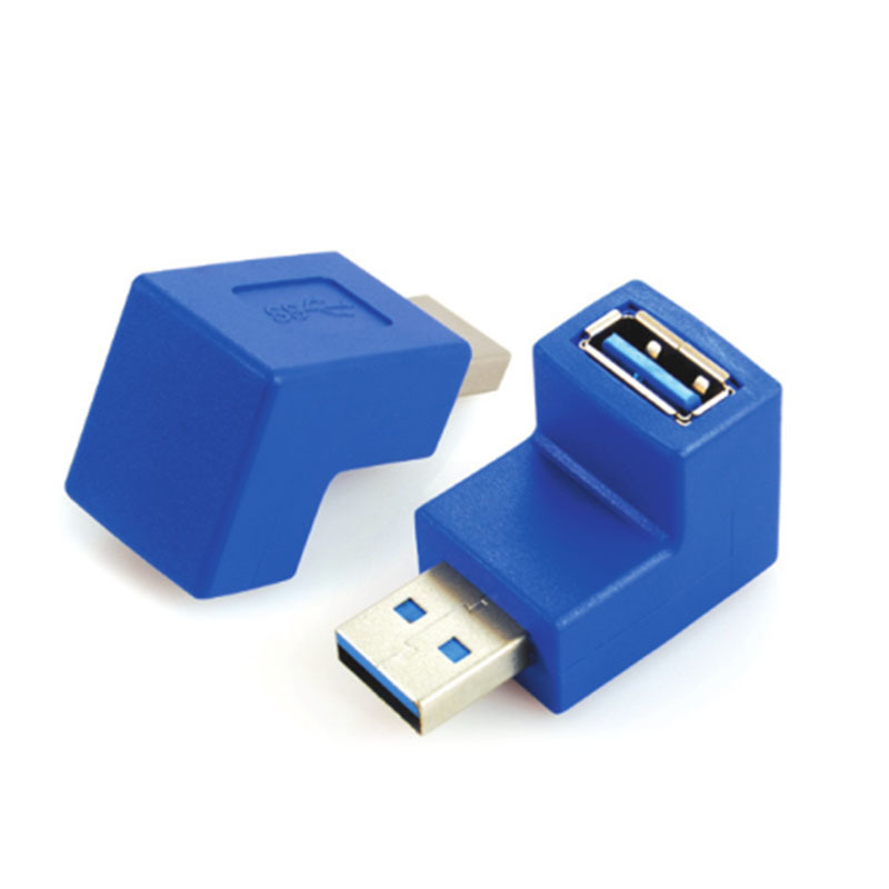 90°USB3.0 male to female