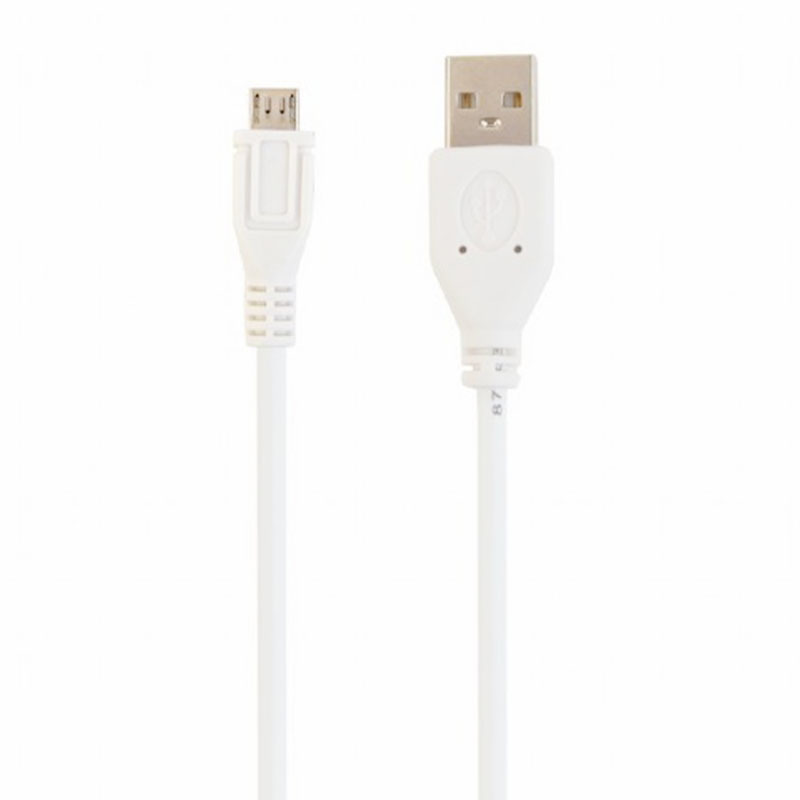 Micro-USB cable, 1 m, white color