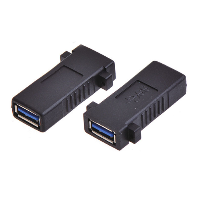 USB3.0 female to female, black