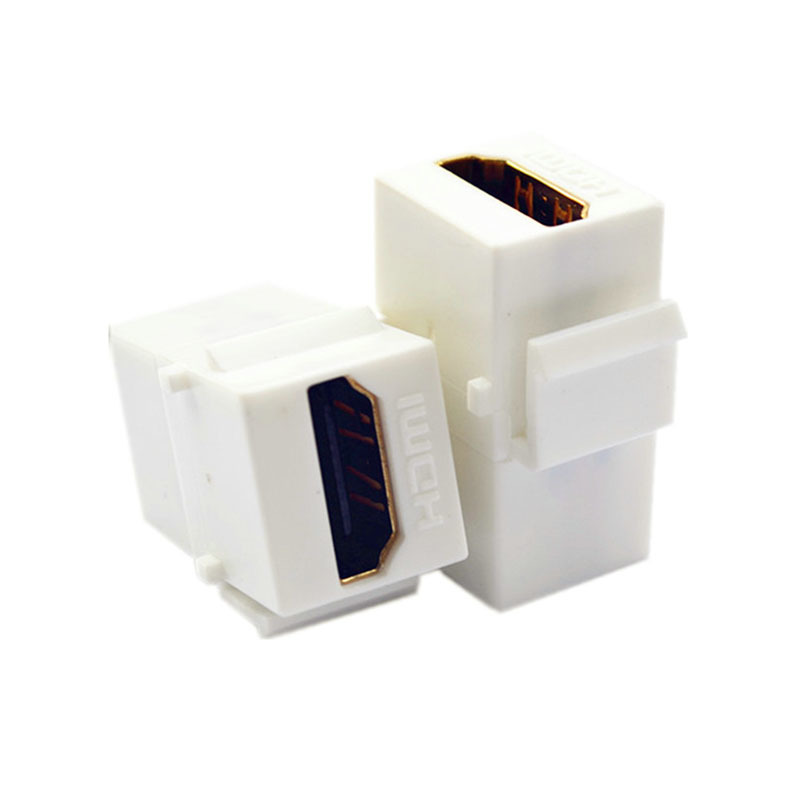 HDMI A female to A female white