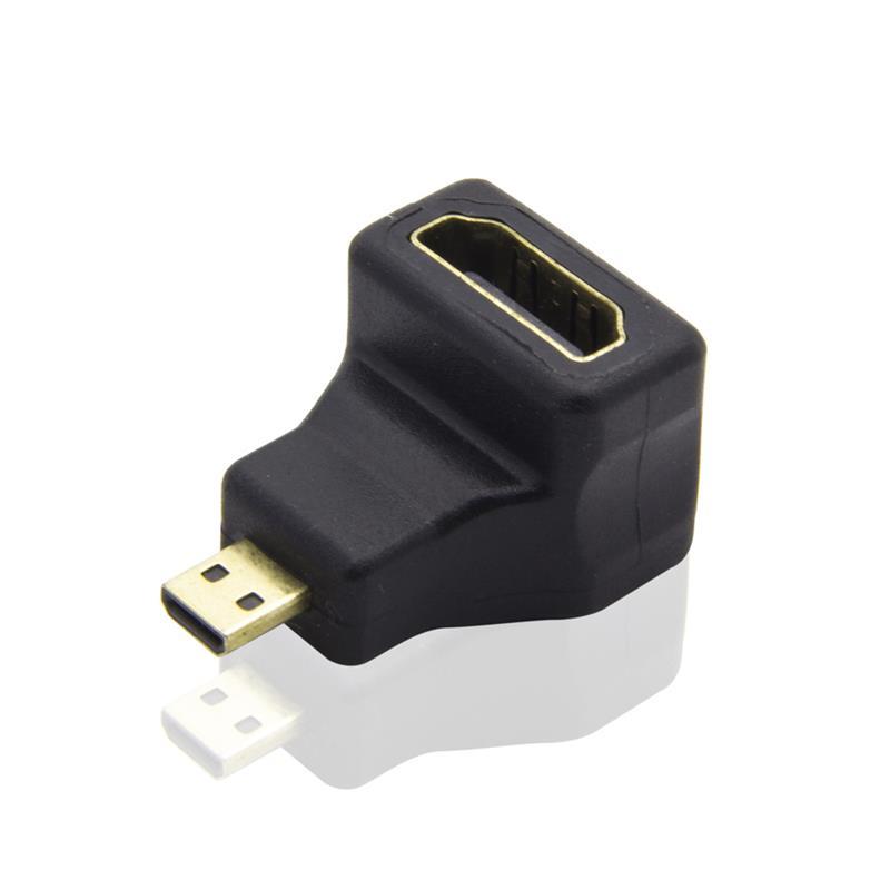 90°HDMI A Female to D male