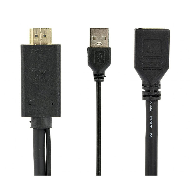 Active 4K HDMI to DisplayPort adapter, black