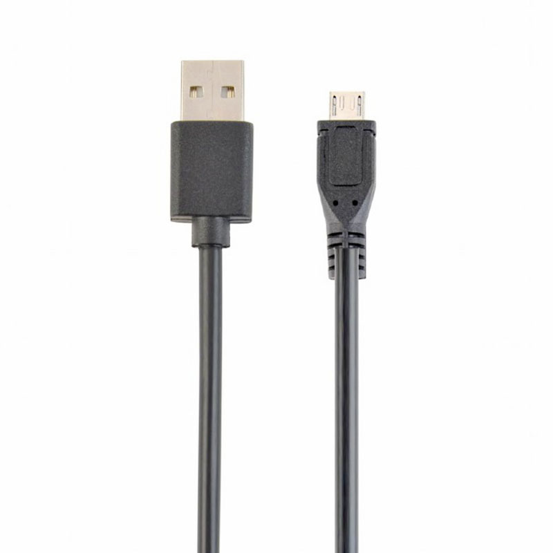 Double-sided USB 2.0 AM to Micro-USB cable, 1 m, black