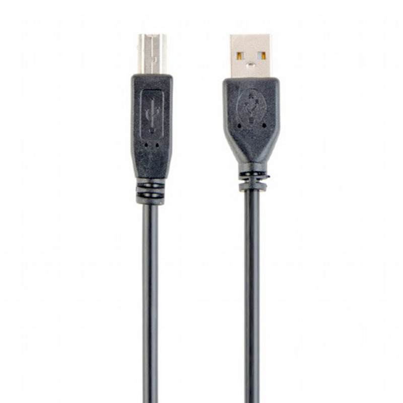USB 2.0 A-plug B-plug 1M cable black color
