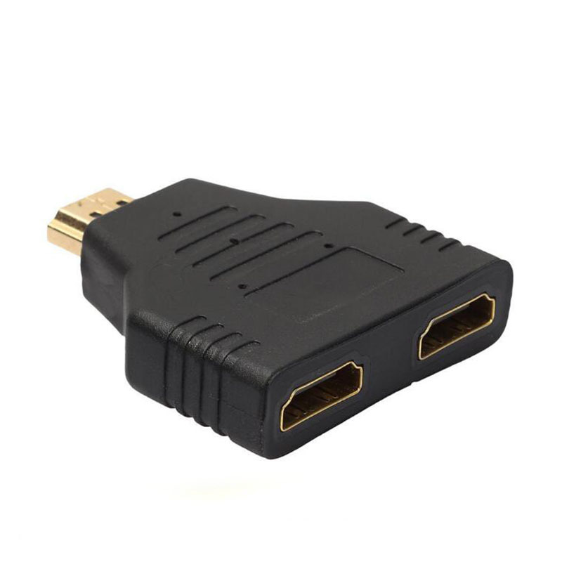 HDMI A male to 2-A female