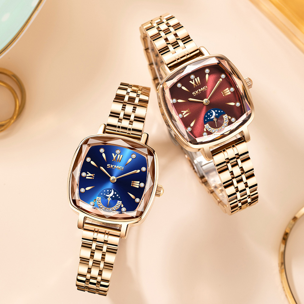 Square Star Moon Watch