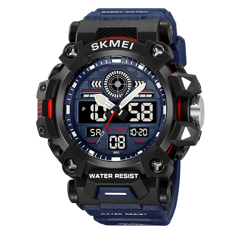 Sports dual quartz watch