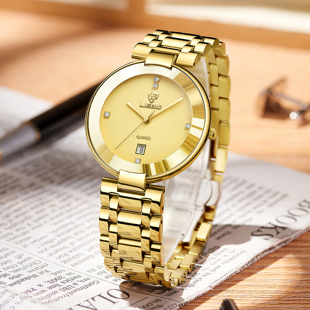 Simple couple versatile quartz watch