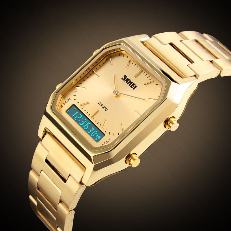 Multifunctional dual display watch