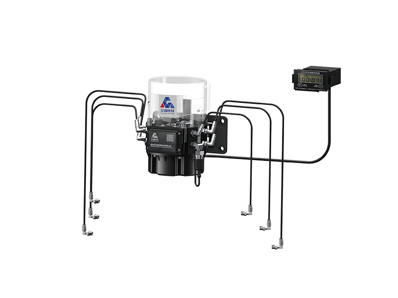 Multi-line plunger lubrication system
