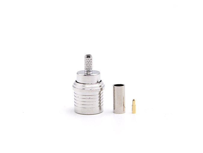 RF Connector QMA Male for RG316 Cable Crimp