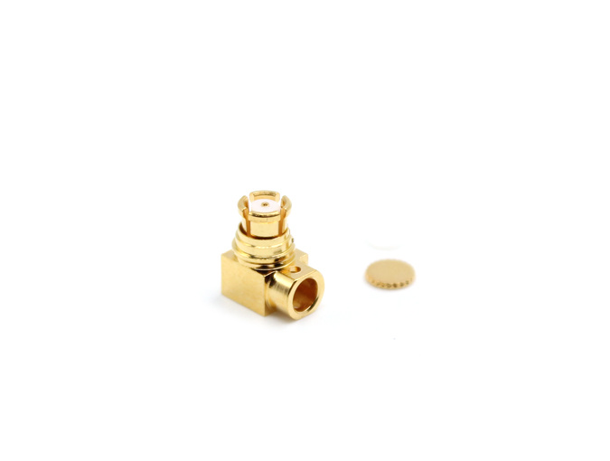 RF Connector SMP Female Right Angle for RG405 Cable