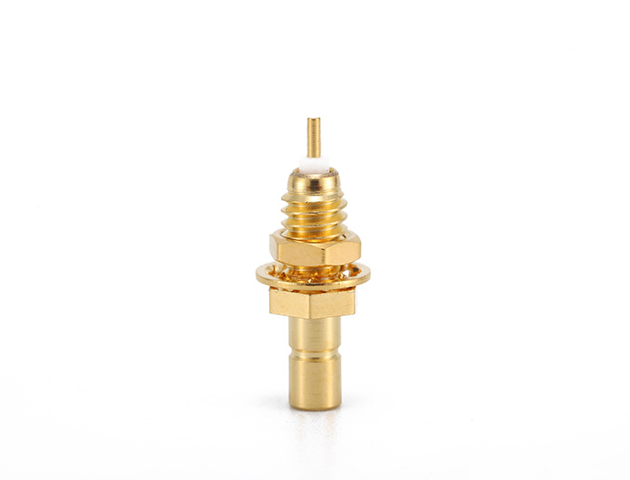 SMB male bulkhead RF Coaxial Connector