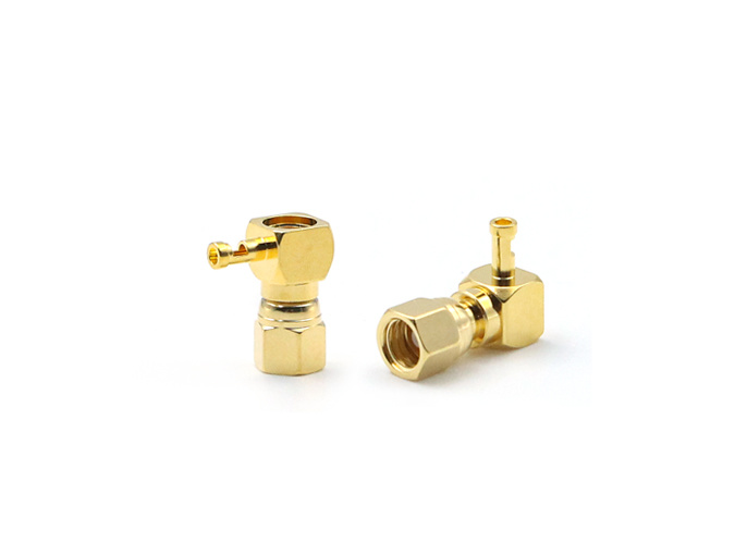 SMC Female Right Angel Connector for 1.13mm/1.37mm Cable