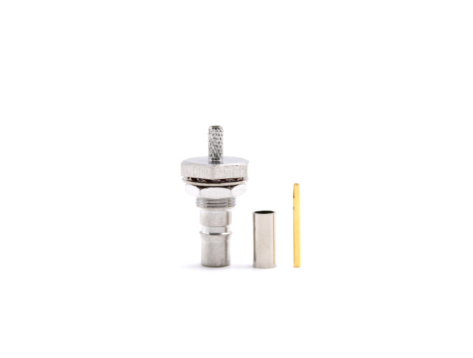 QMA female Strajght B/H Connector for RG316 Cable