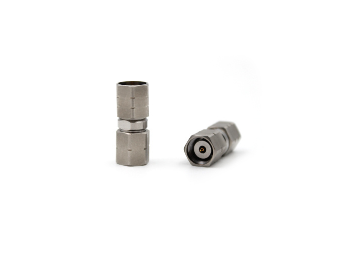 Milimeterwave Adapter Stainless Steel 1.85mm male to 2.4mm male
